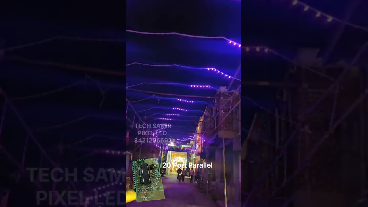 Parallel Pixel LED light 20 port Controller, Road Ceiling 