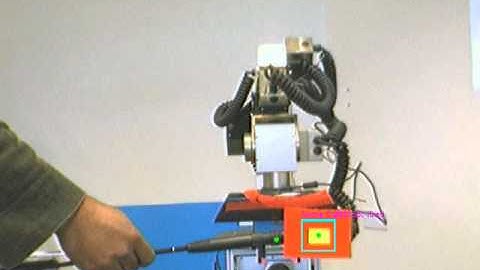 eye-to-hand, a point image feature using 1 camera