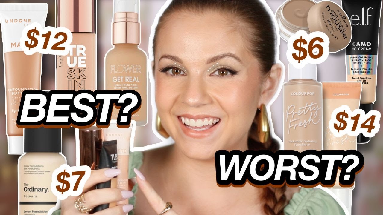 Best and Worst Drugstore Foundations 2022