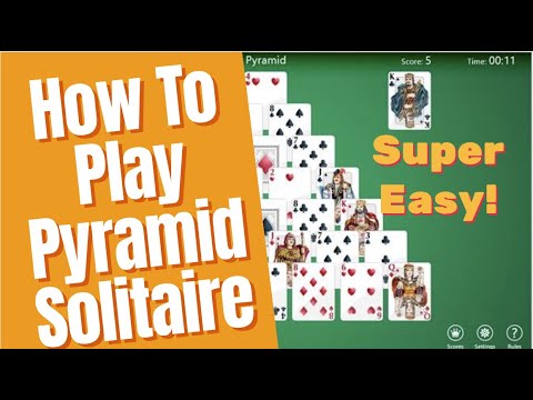 Pyramid Solitaire - How To Play - [SUPER EASY!]