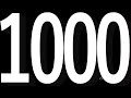 1000 :)