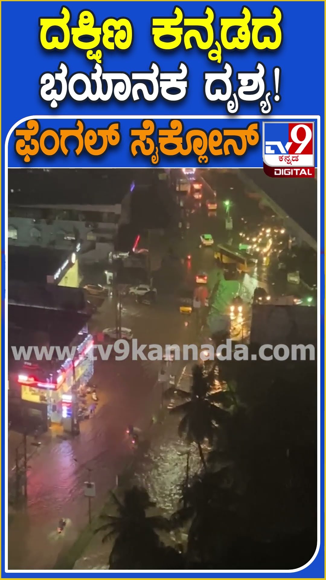ದಕ್ಷಿಣ ಕನ್ನಡದ ಭಯಾನಕ ದೃಶ್ಯ! #Rain #Tv9D