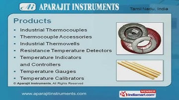 Industrial Temperature Measuring Instruments by Aparajit Instruments, Chennai