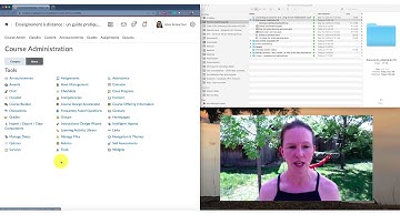 Explanation - How to import course components into Brightspace