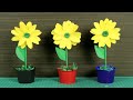 DIY Easy and Beautiful Paper Flowers | Easy School Project Craft Ideas | Realistic Paper Flowers