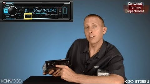 KENWOOD KDC-BT368U 2017 Audio Receiver Unboxing & Feature Highlights