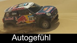 Jumping & Drifting MINI ALL4 Racing + Red Bull Livery Desert Rallye x-raid Car of Nasser Al-Attiyah