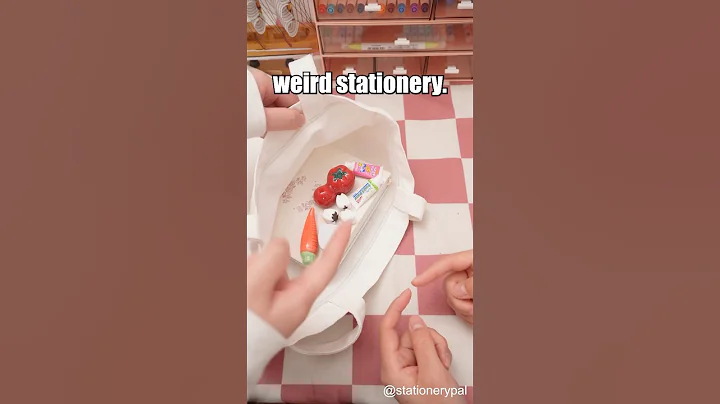 What odd stationery do you have in your backpack? #shorts