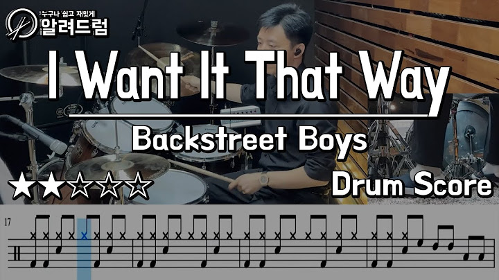 I Want It That Way Drums version - Drums performance video thumbnail