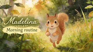 Morning Routine for Kids | Little Squirrel Starts a Beautiful Day | Magic Forest screenshot 4