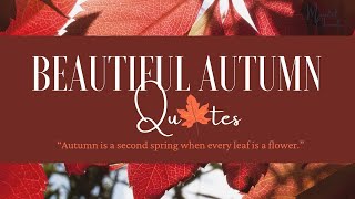 Autumn Quotes 🍂