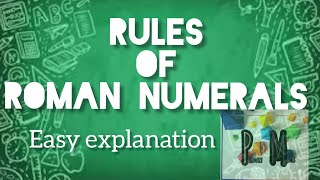 RULES OF ROMAN NUMERALS part - 2 easy explanation Net Worth