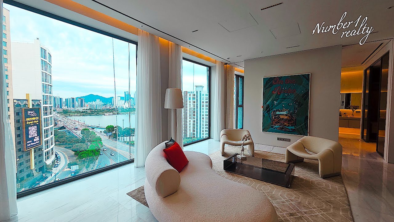 ( LUXIA CHEONGDAM 546 THE RIVER ) 루시아 청담 546 더리버 한강 파노라마 뷰~! 구조 대박~! 완벽하고 얼마남지 않았다~ GOGO~!!