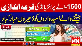 🔴 LIVE | Prize-Bond-1500-Draw-On-17-08-2026-at-Faislabad | Kohenoor Digital