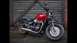 2024 Triumph Bonneville Bobber at West Coast Triumph Glasgow