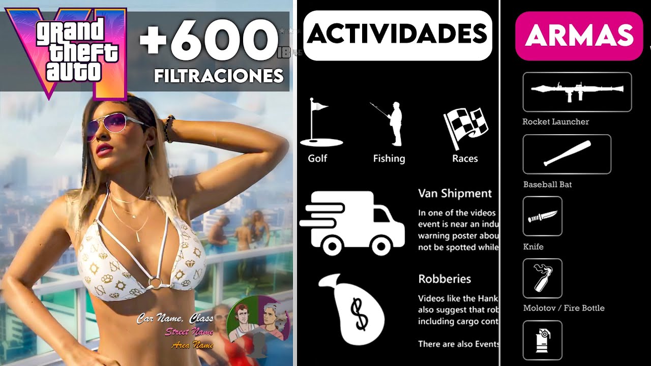 +600 NUEVA INFO FILTRADA Y CONFIRMADA DE GTA 6