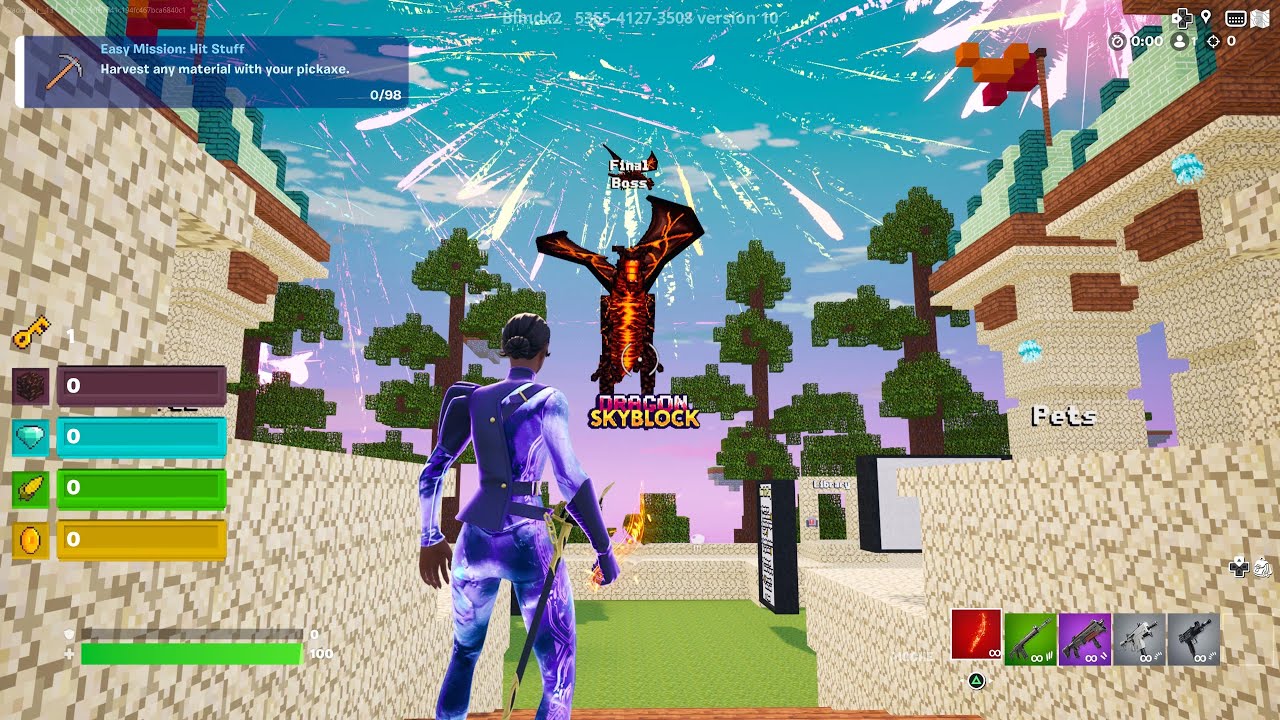 DRAGON SKYBLOCK TYCOON FORTNITE GAMEPLAY YouTube