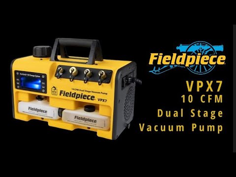 Fieldpiece VPX7 Vacuum Pump - YouTube