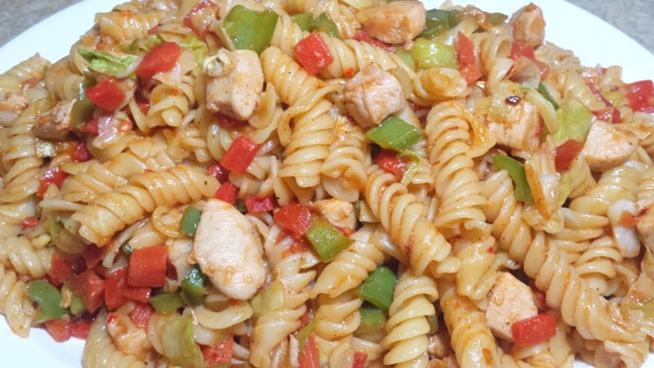 Chicken And Vegetable Macaroni Recipe_Easy and Tasty Chicken Macaroni ...