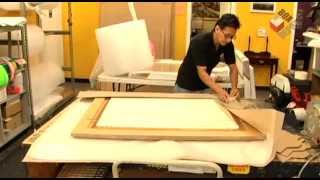 How To Pack A Large Painting by TheBoxDepotLA 97,995 views 10 years ago 2 minutes, 40 seconds