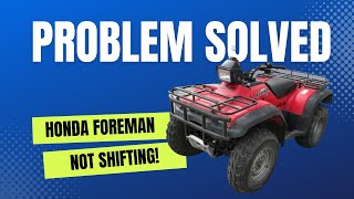 Honda Foreman ATV ES (Electric Shift) Not Working Properly - Bipass Solution