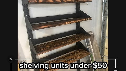 Portable shelving unit for under $50