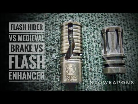 ar-15-birdcage-vs.-troy-medieval-brake-vs.-ar-flash-enhancer!