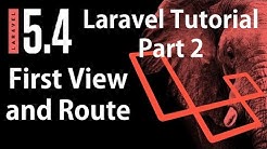 Laravel 5.4 Tutorial | First View and Route in Laravel 5.4 from scratch Part 2 | Bitfumes - Durasi: 9.28. 