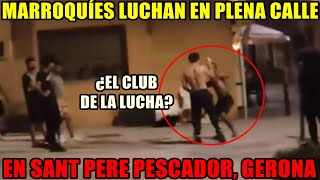 🚨 MARROQUÍES LUCHAN en MEDIO de la CALLE en SANT PERE PESCADOR, GERONA 🚨