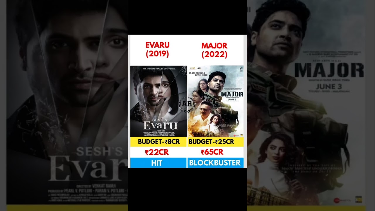 evaru vs major box office collection video