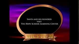 Santa & Reindeer Visit The Hope School Learning Center