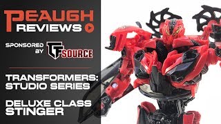 Video Review: Transformers Studio Series - Deluxe STINGER
