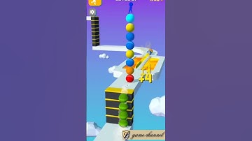 stack rider 😉😉 gameplay // l game channel // android & ios gameplay 66443 #mobilegame #shorts