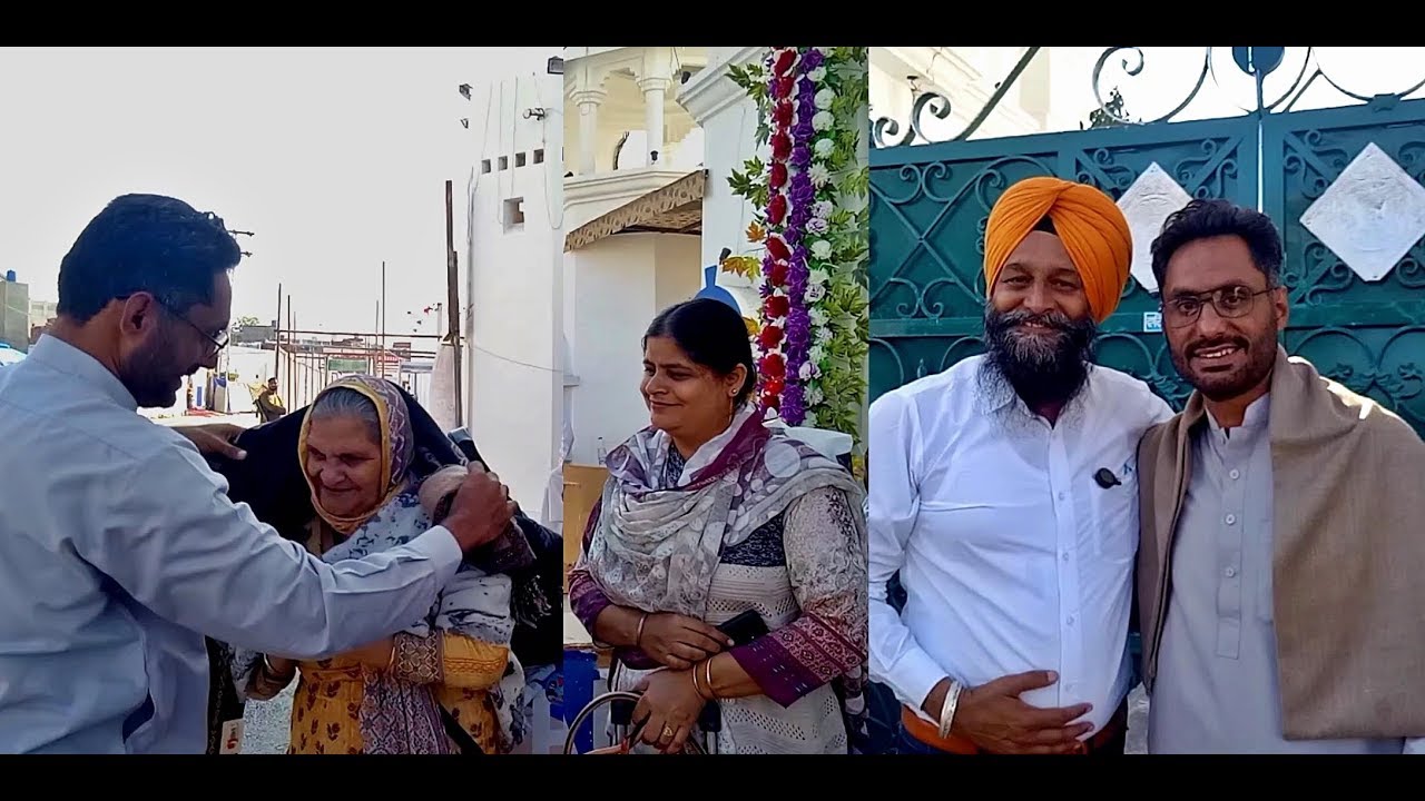 When Indian & Pakistani Facebook Friends Got Together In Nankana Sahib ✦ Balwindr Pakhoke g Da Swagt
