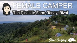 Female Camper l The Pinehills Farm, Tanay, Rizal l No Planning Camping l