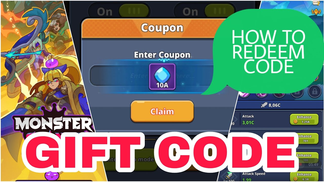 [ Gift Code ] Monster Slayer: Idle RPG Games Gift code / Coupon - How ...