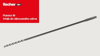 Nový vrták od fischer do děrovaných cihel s uchycením SDS+