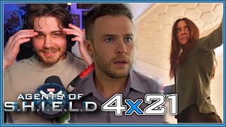 MCU FAN Watches AGENTS OF SHIELD 4x21 For The First Time! | Agents Of SHIELD 4x21 REACTION!!
