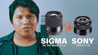 SIGMA 30mm f/1.4 vs SONY 35mm f/1.8