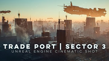 Trade Port | Sector 3 - Unreal Engine Cinematic Shot