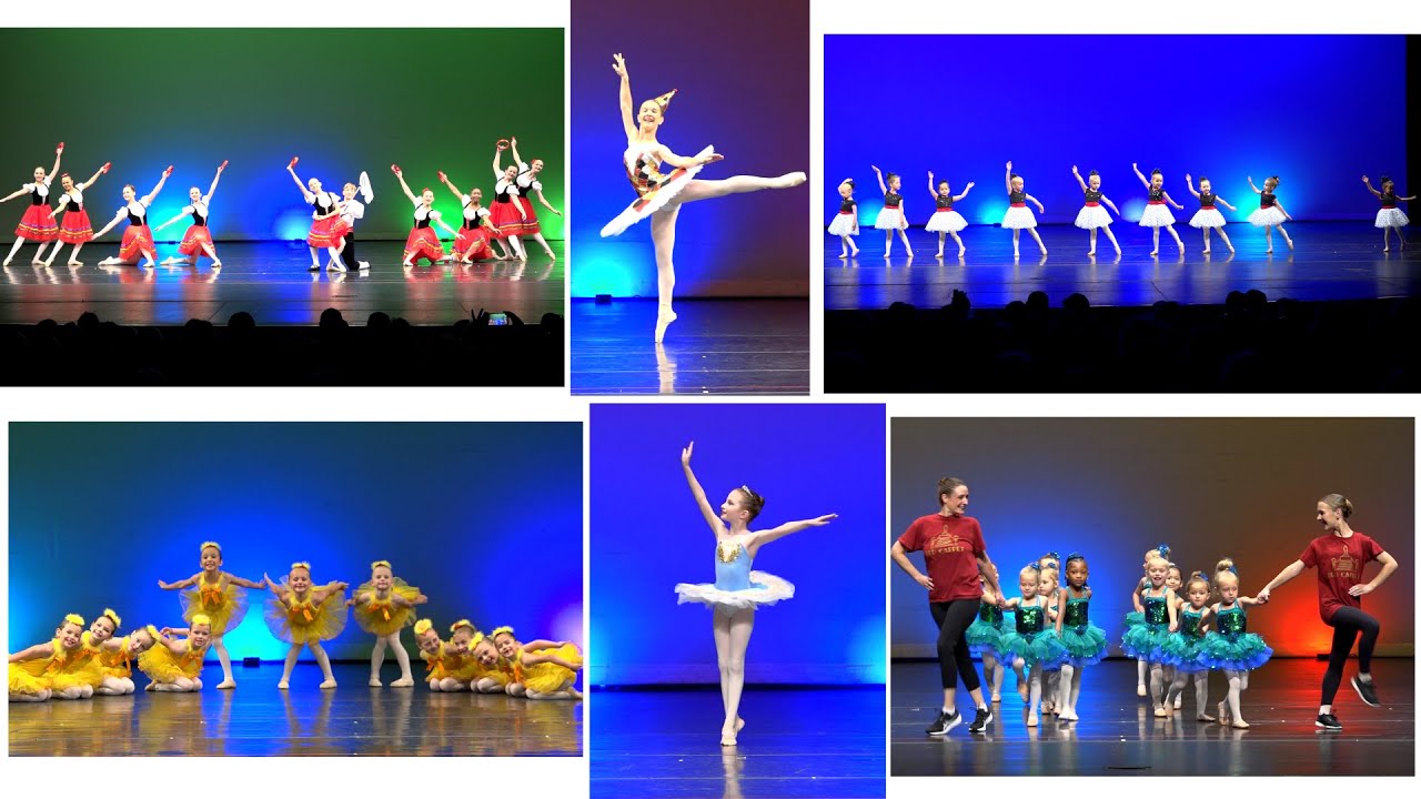 On Pointe Studio Red Carpet Recital, Act I Dances 1 - 6 - YouTube