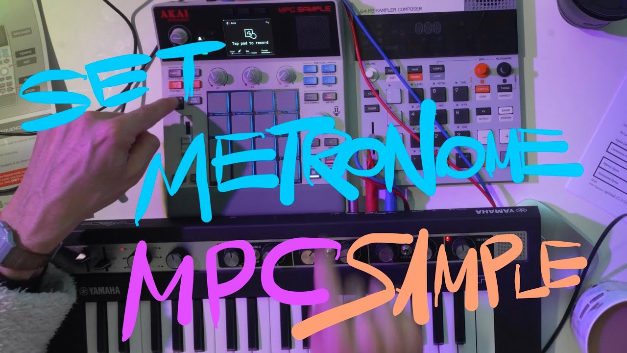 Set up your metronome for SAMPLE RECORDING on MPC sample - YouTube