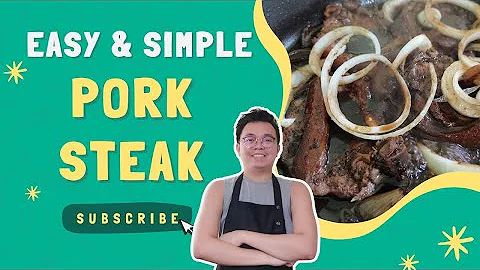 How I cook my Pork Steak | Easy and Simple | Perl Orah