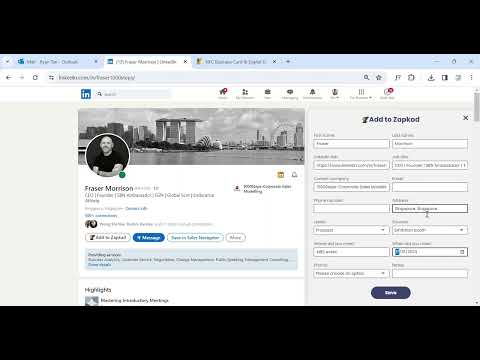 LinkedIn add to Zapkad video preview 2