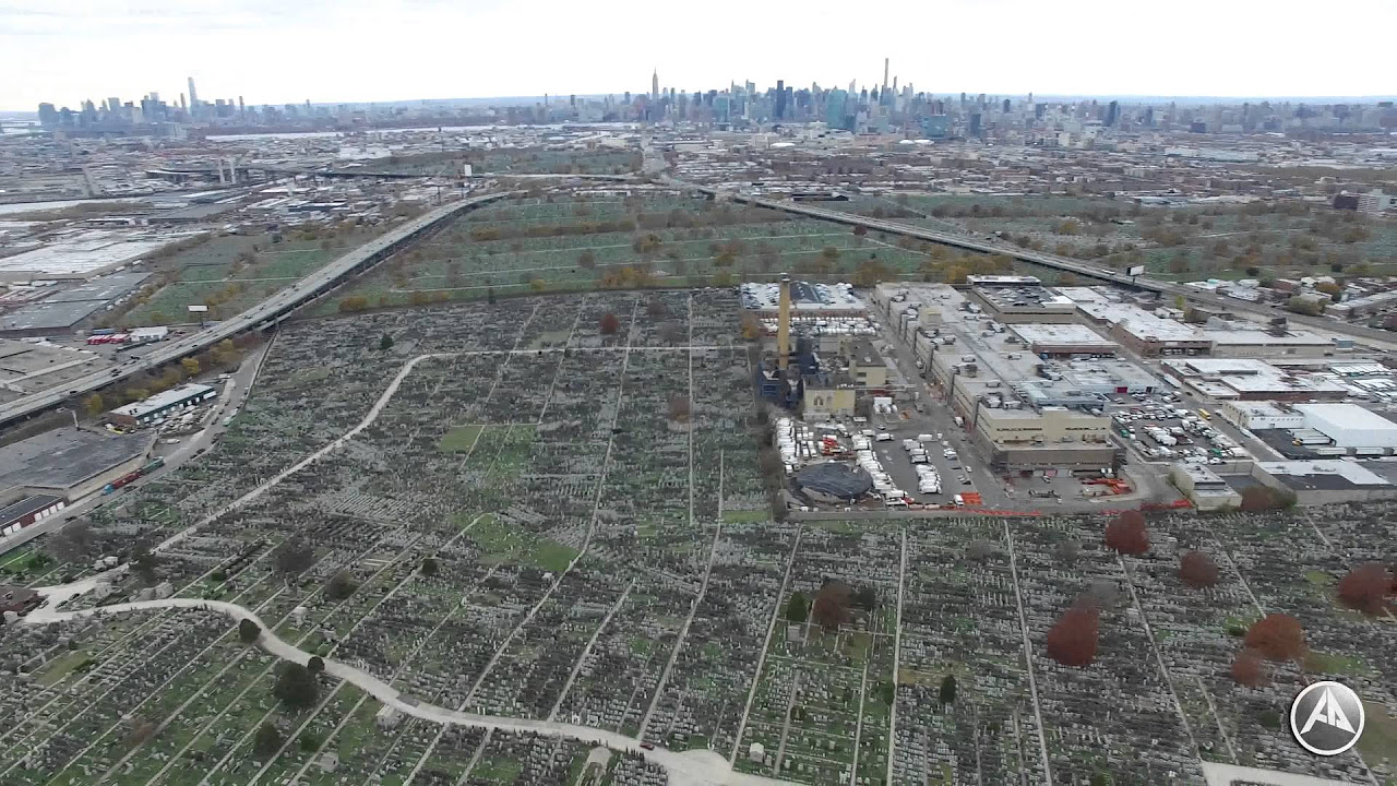 Mt ZION Cemetery & Queens Garbage Incinerator aka The Death Factory in 4K