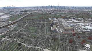 Mt ZION Cemetery &  Queens Garbage Incinerator aka The Death Factory in 4K