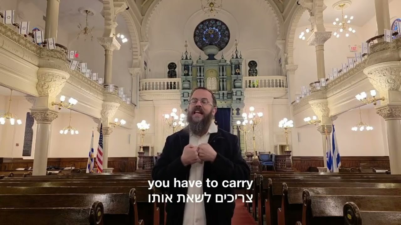 נשיאה בנטל פרשת נשא. הרב דוד כץ Carrying the burden Parashat Naso Rabbi Dovid Katz