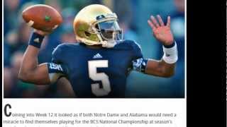 BCS Standings 2012: Complete Week 13 Rankings Released