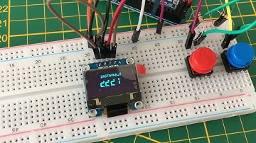 Arduino Menu OLED I2C 0,96 128x64