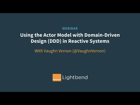 Using the Actor Model with Domain-Driven Design (DDD) in Reactive Systems